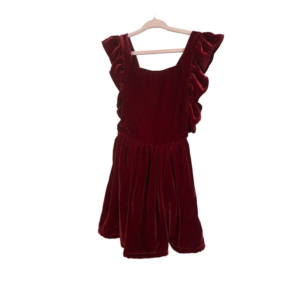 Holley + Sage Other - Holley And Sage Velvet Pinafore